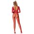 Subblime 952419 - glitrende jumpsuit med strassteiner - (rød) -XS-M
