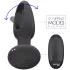 Addicted Toys - bevegelig tunge anale vibrator (svart)