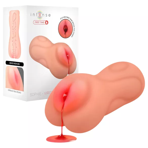 Intense First Time Sophie - realistisk jomfru-onanidukke / kunstig vagina (naturfarget)