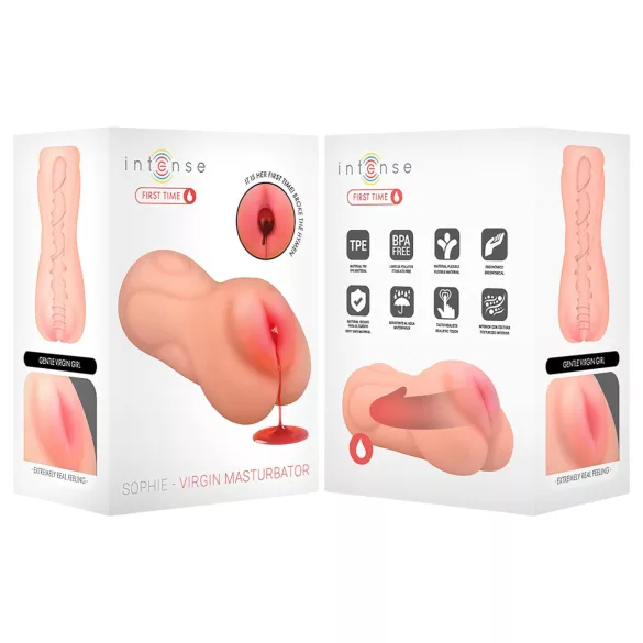 Intense First Time Sophie - realistisk jomfru-onanidukke / kunstig vagina (naturfarget)