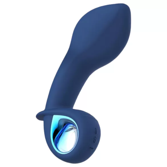 INTOYOU Palha - oppladbar, oppblåsbar vibrator (blå)