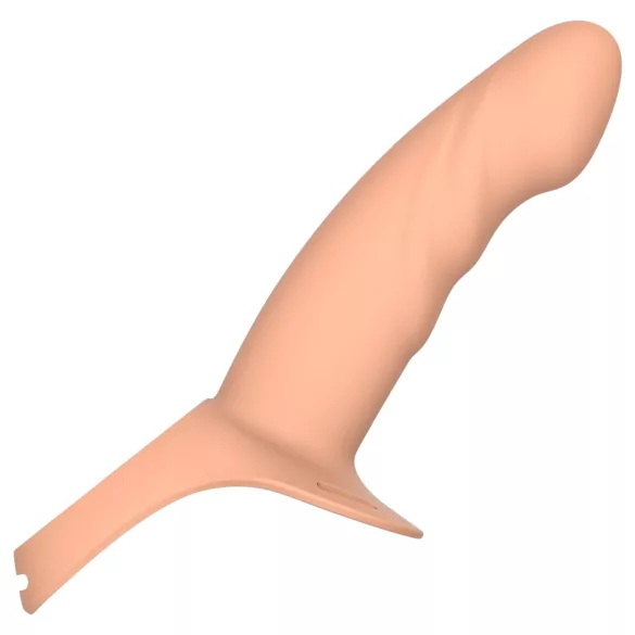 Action StrapOn S - påspennbar, hul dildo (naturell)