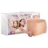 INTOYOU - justerbar realistisk strap-on dildo (naturlig)