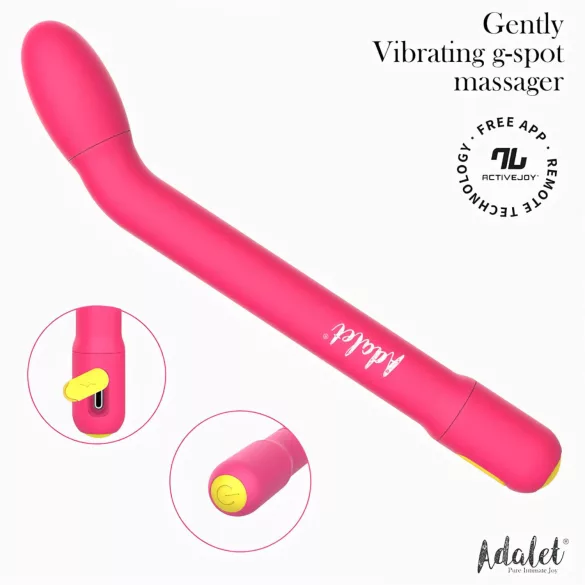 Adalet Gently - smart G-punkt og prostata vibrator (rosa)