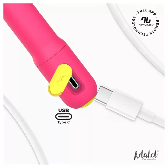Adalet Gently - smart G-punkt og prostata vibrator (rosa)