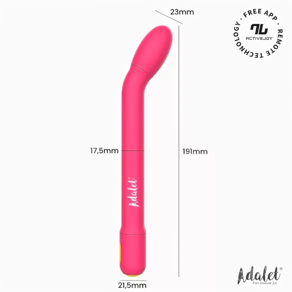 Adalet Gently - smart G-punkt og prostata vibrator (rosa)