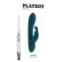 Playboy Rabbit - oppladbar klitorisvibrator, vanntett (turkis)
