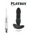 Playboy - oppladbar anale vibrator (svart)