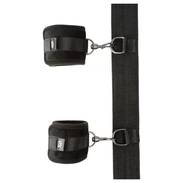 Sei Mio - spredestang med håndjern (svart)