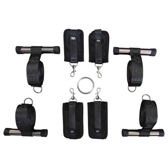 Sei Mio - dørmontert bondagekryss (svart)