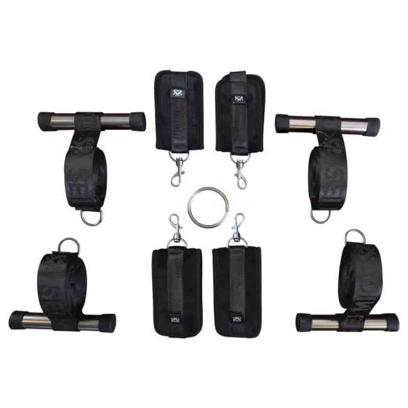 Sei Mio - dørmontert bondagekryss (svart)