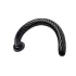 Hosed Spiral Analslange 19 - sugekopps dildo (svart)