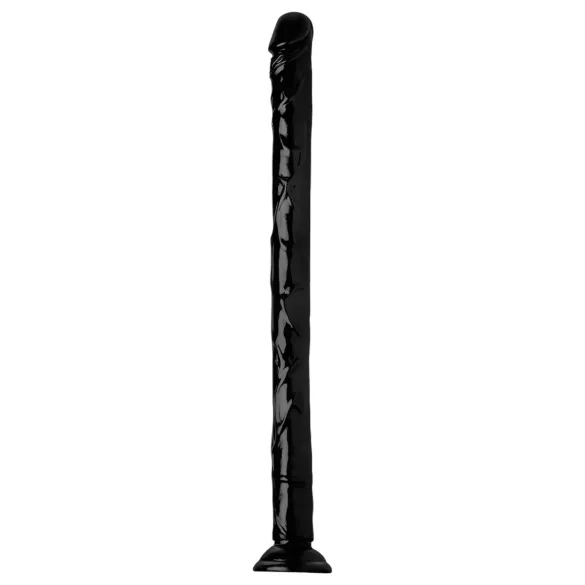 "Slangekrøll 19 - sugekopp analdildo (svart)"