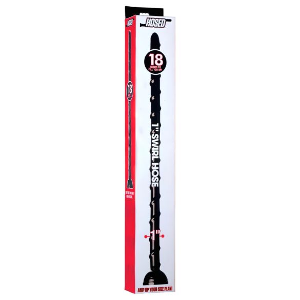 "Slank Analslange 18 - anal dildo (svart)"