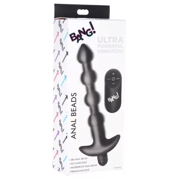Bang! - oppladbar, trådløs analvibrator (svart)