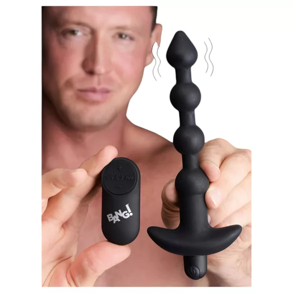 Bang! - oppladbar, trådløs analvibrator (svart)