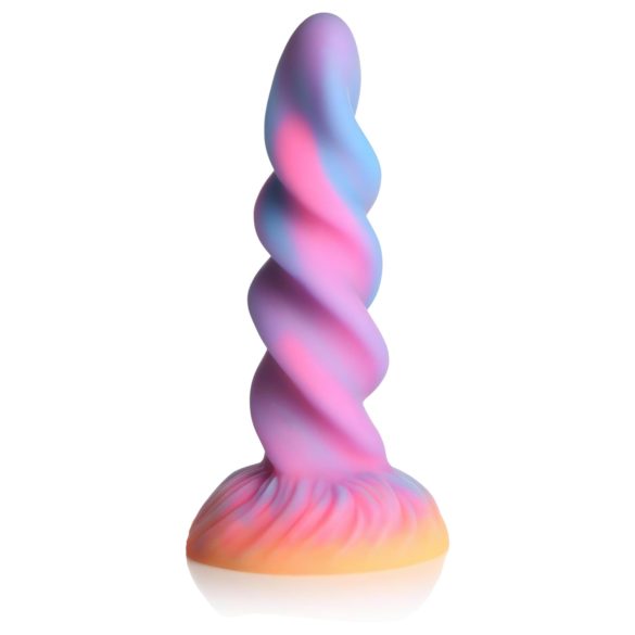 Creature Cocks Moon Rider - lysende enhjørningdildo (lilla-rosa)
