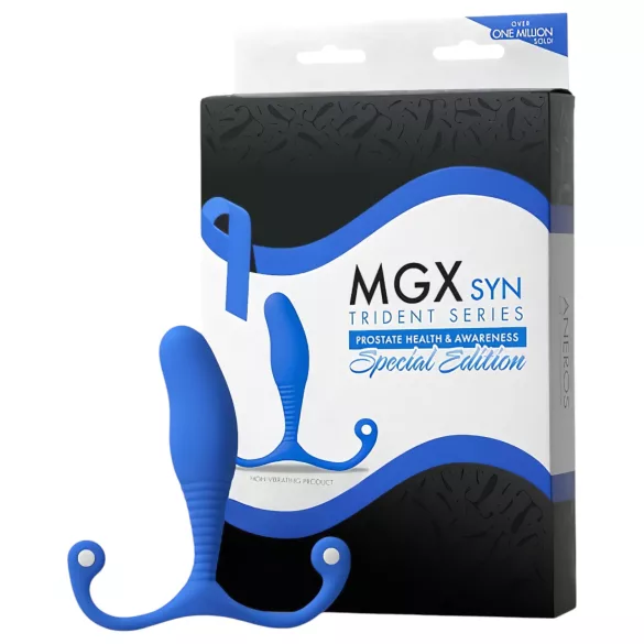 Aneros MGX Syn Trident - prostatadildo (blå)