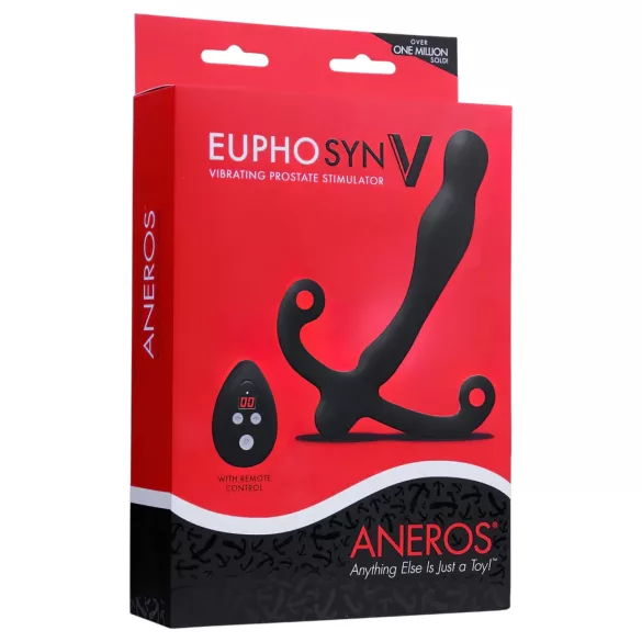 Aneros Eupho Syn V - prostata vibrator med fjernkontroll (svart)