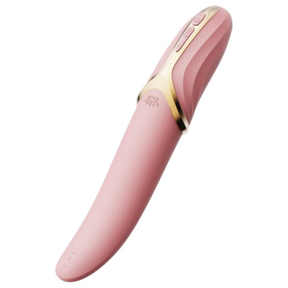 Zalo Eve - oppladbar, varmende roterende vibrator (rosa)