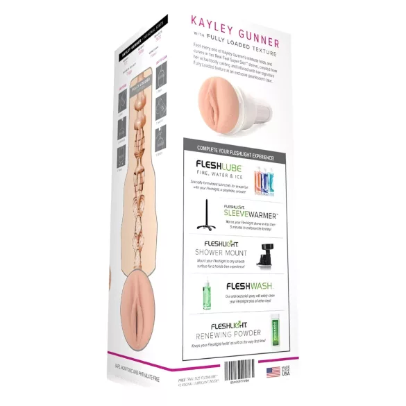 Fleshlight Kayley Gunner - naturtro vagina (naturlig)