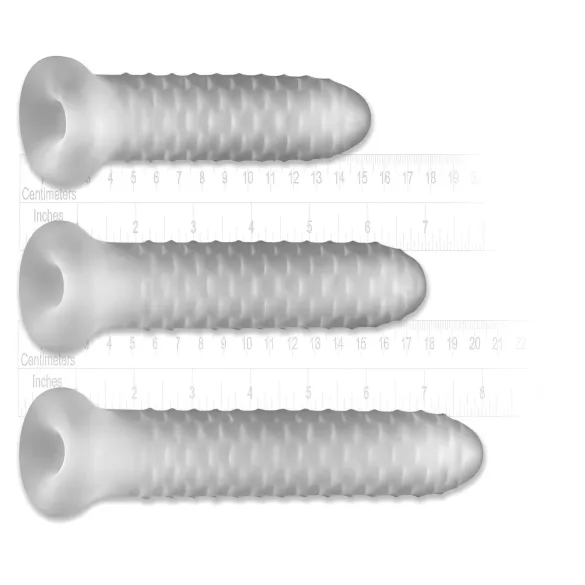 Perfect Fit - Fat Boy Checker Box - peniserme (17 cm, hvit)