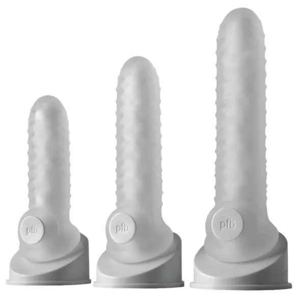 Perfect Fit - Fat Boy Checker Box - peniserme (17 cm, hvit)