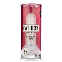 Fat Boy Micro Riflet - penishylster (15cm) - hvit