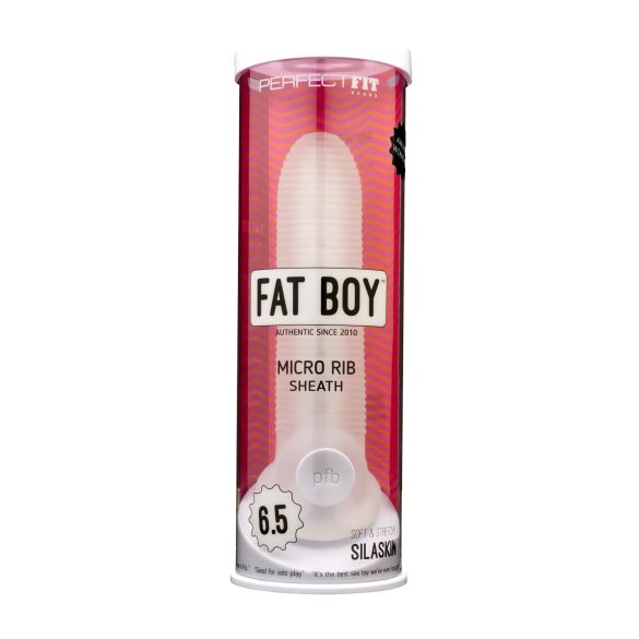 Fat Boy Ribbet Erme - Penishylster (17cm) - Hvit