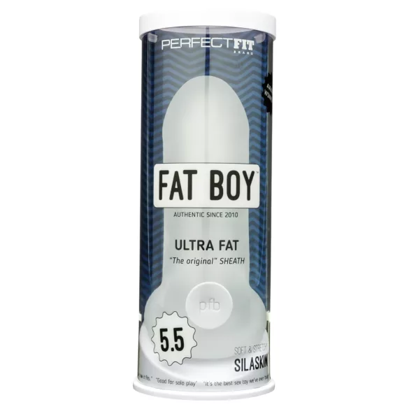 Perfect Fit - Fat Boy Original Ultra Fat - penishylster (15 cm, hvit)