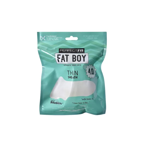 Perfect Fit - Fat Boy Thin - penishylse (10 cm, hvit)