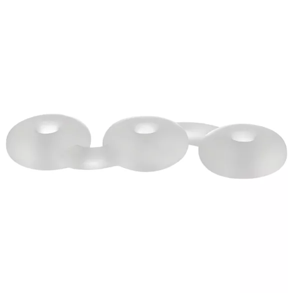 Perfect Fit Triple - penisringtrio (hvit)