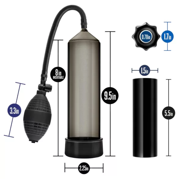 Quickie Kit - penispumpe sett - tykk (4 deler)