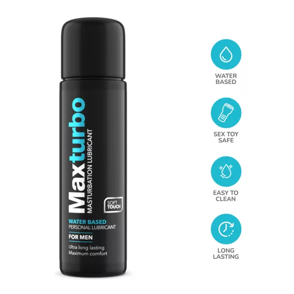 Intimateline MaxTurbo - vannbasert glidemiddel for menn (100 ml)