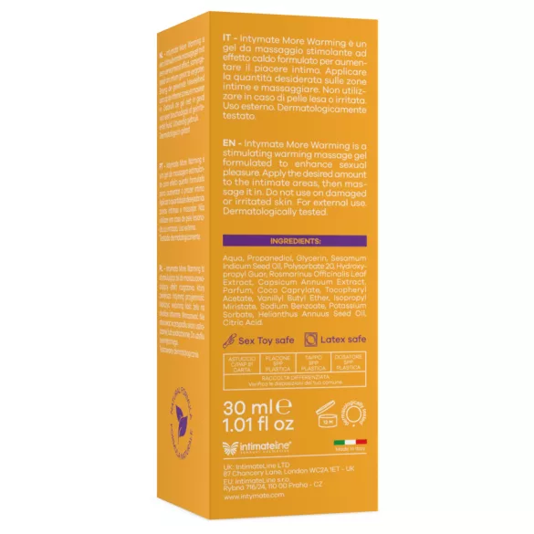 Intimateline Intymate More - opphissende gel med varmende effekt (30 ml)