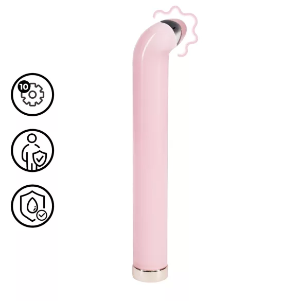 Loveline - G-punkt-glassvibrator (rosa)