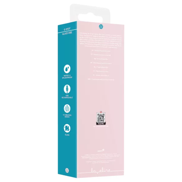 Loveline - G-punkt-glassvibrator (rosa)