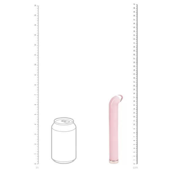Loveline - G-punkt-glassvibrator (rosa)