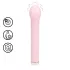 Loveline - glassvibrator med rund topp (rosa)
