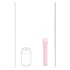 Loveline - glassvibrator med rund topp (rosa)