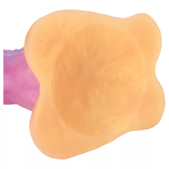 Ouch! Rainbow Invader - silikon fantasidildo (regnbue)