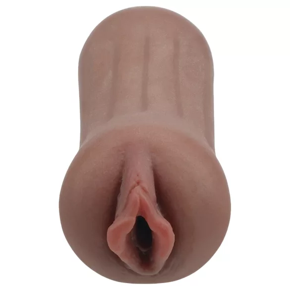 XKIN Beauty Queen Lulu - realistisk onanivagina (mørk naturfarge)