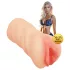 XKIN Desire Alessia - realistisk kunstig vagina-masturbator (naturell)