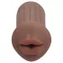XKIN - kunstig munn-masturbator - S (mørk naturfarge)