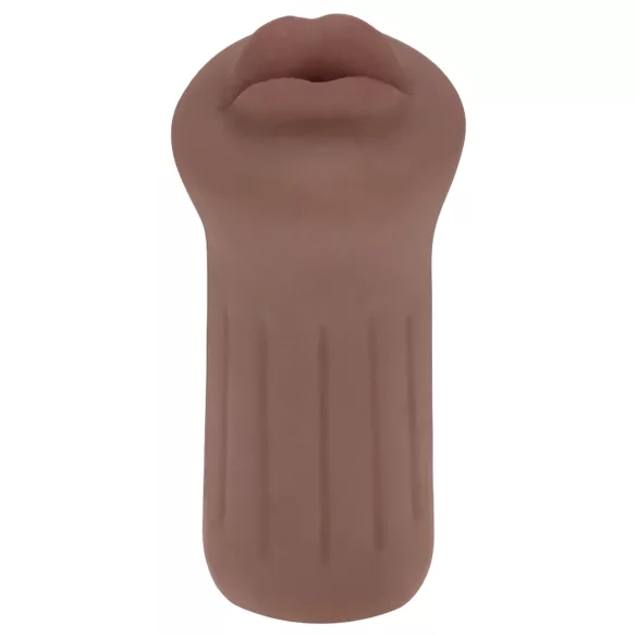 XKIN - kunstig munn-masturbator - S (mørk naturfarge)