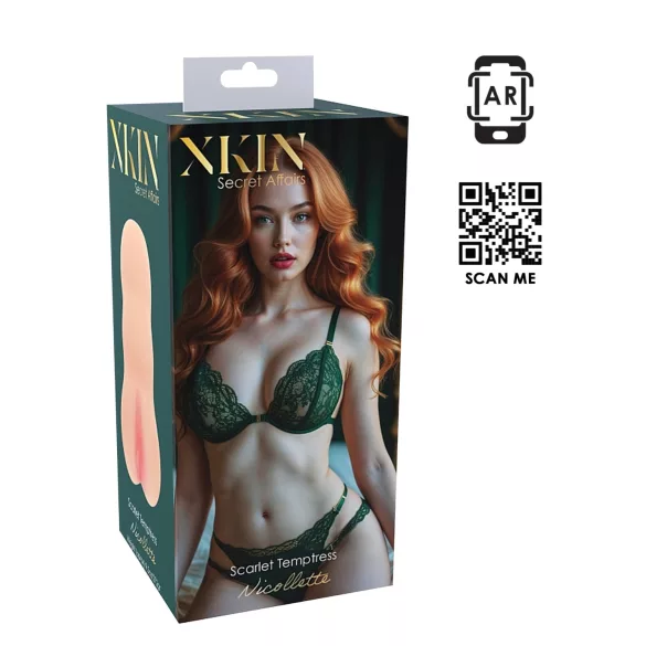 XKIN Temtress Nicolette - realistisk kunstig vagina‑masturbator (naturlig)