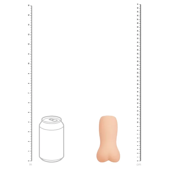 XKIN - realistisk kunstig rumpe-masturbator - M (nude)