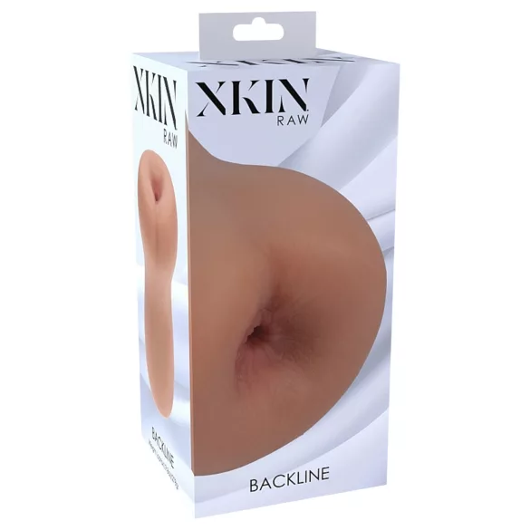 XKIN - realistisk kunstig rumpe-masturbator - M (mørk naturfarge)