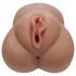XKIN - realistisk kunstig vagina - L (mørk naturfarge)
