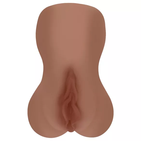 XKIN - realistisk kunstig vagina - L (mørk naturfarge)
